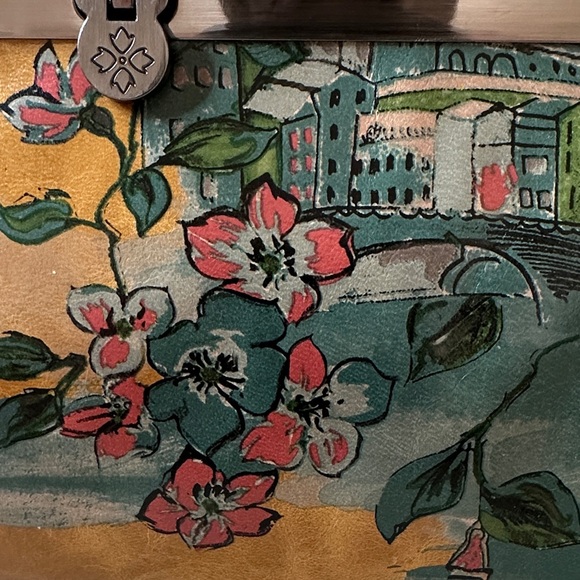 Patricia Nash Multicolor Floral Leather Large Wallet - Picture 3 of 12